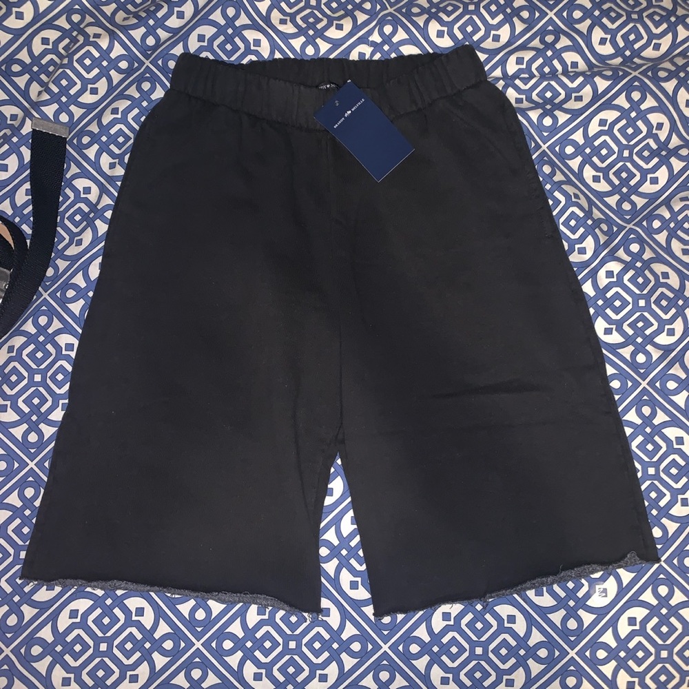 Brandy Melville Black Rosa sweatshorts